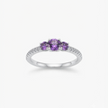 Anillo Trilogía Amatista
